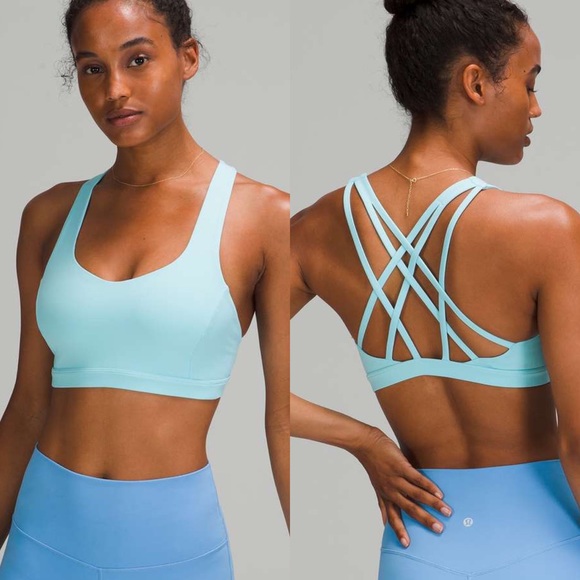 lululemon athletica Other - Lululemon Free To Be Serene Bra Icing Blue 14